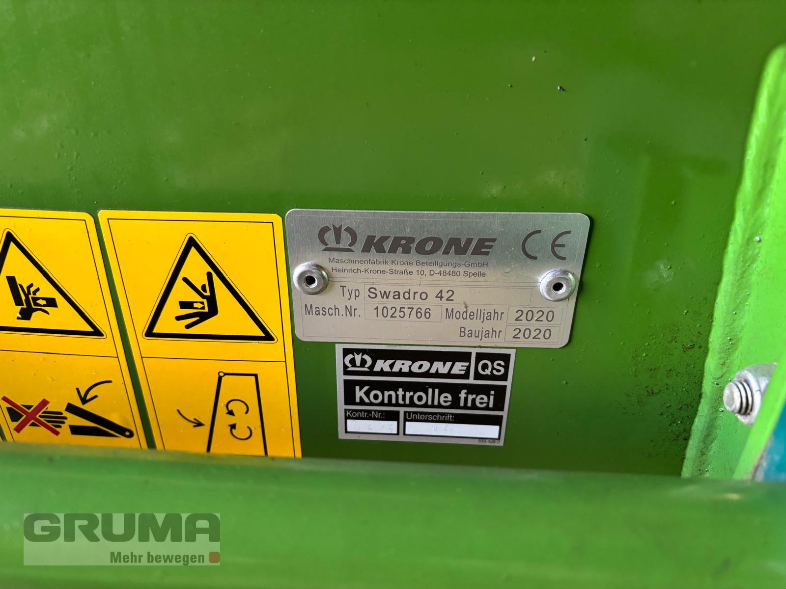 Schwader of the type Krone Swadro 42, Gebrauchtmaschine in Germaringen (Picture 6)