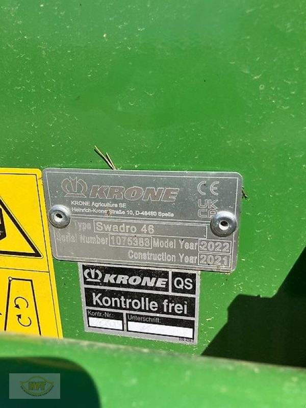 Schwader of the type Krone swadro 46, Gebrauchtmaschine in Waldkappel (Picture 6)