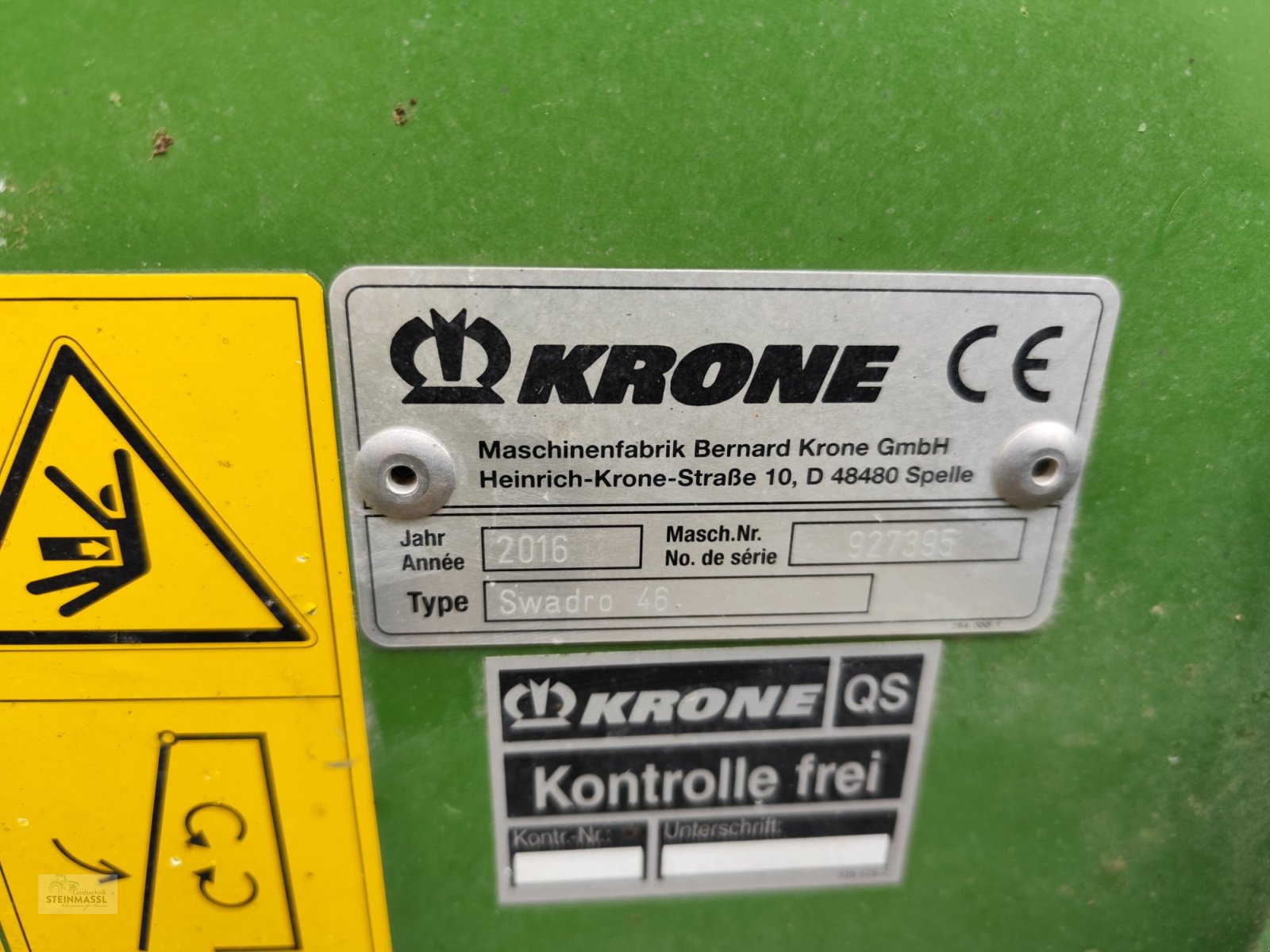 Schwader типа Krone Swadro 46, Gebrauchtmaschine в Petting (Фотография 5)