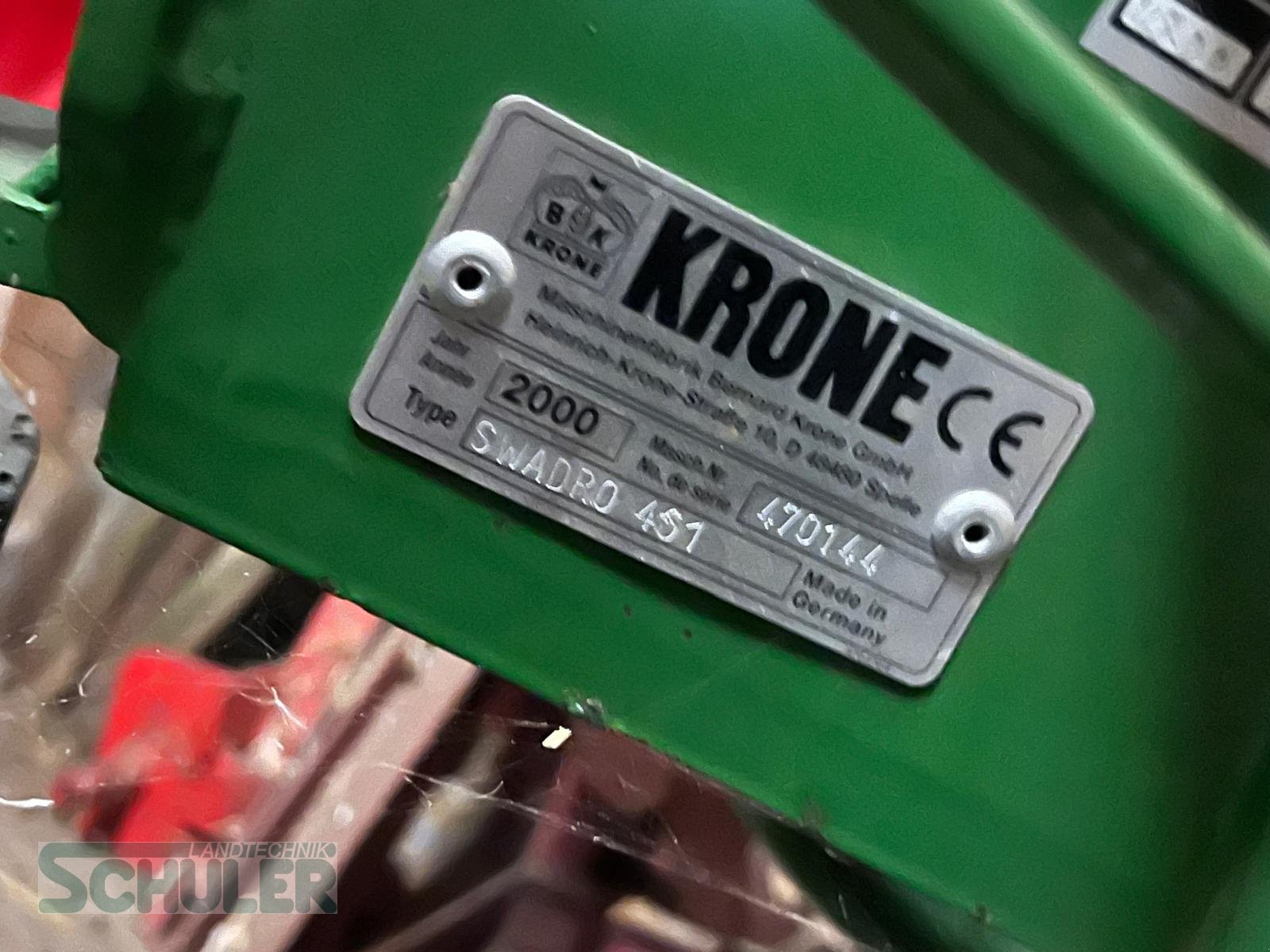 Schwader typu Krone Swadro 461, Gebrauchtmaschine v St. Märgen (Obrázek 7)