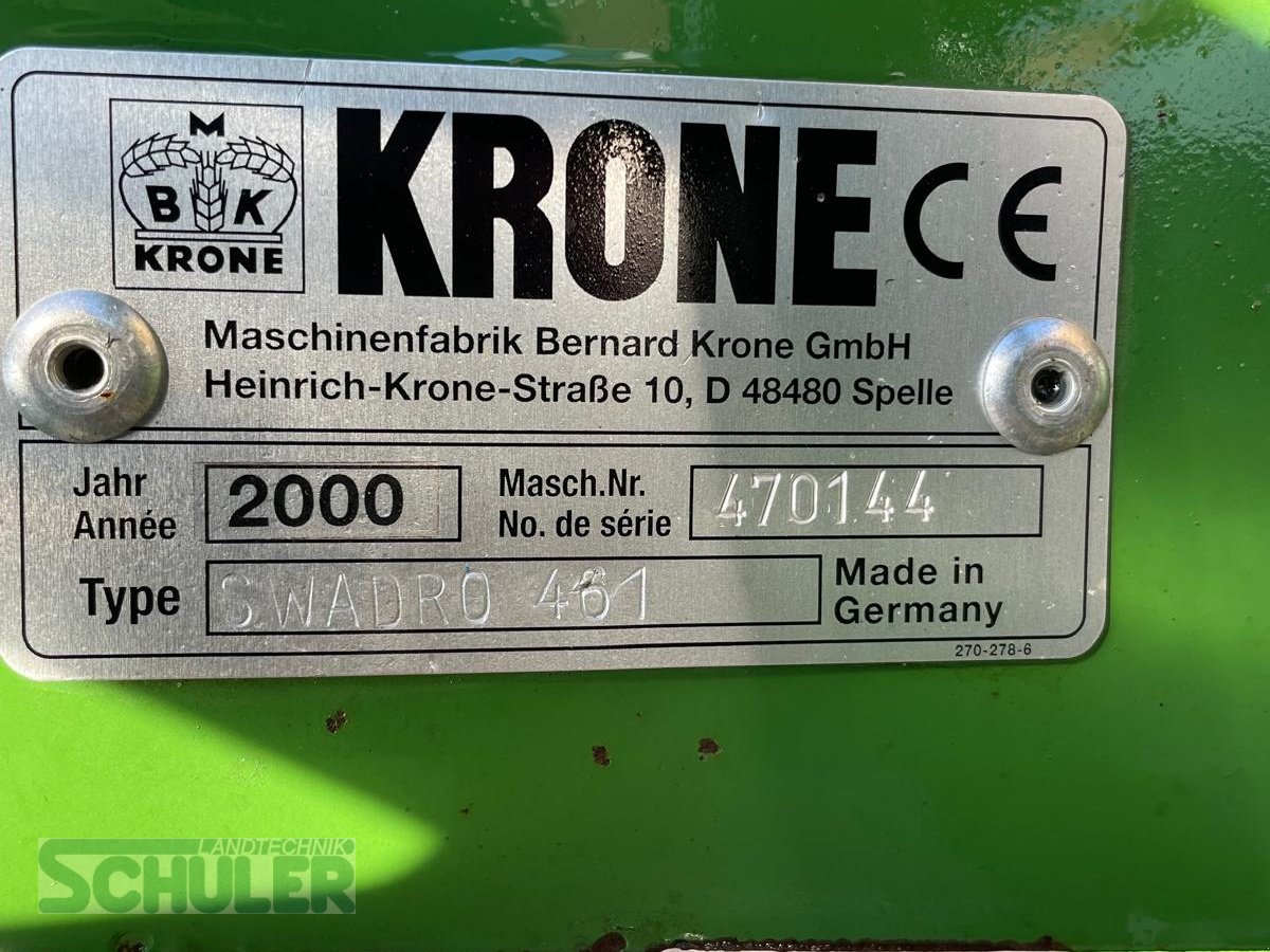 Schwader tipa Krone Swadro 461, Gebrauchtmaschine u St. Märgen (Slika 11)