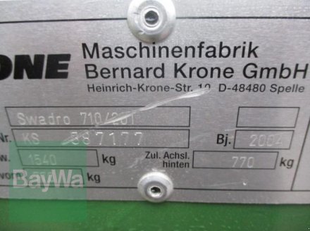 Schwader des Typs Krone SWADRO 710/20 # 454, Gebrauchtmaschine in Schönau b.Tuntenhausen (Bild 9)