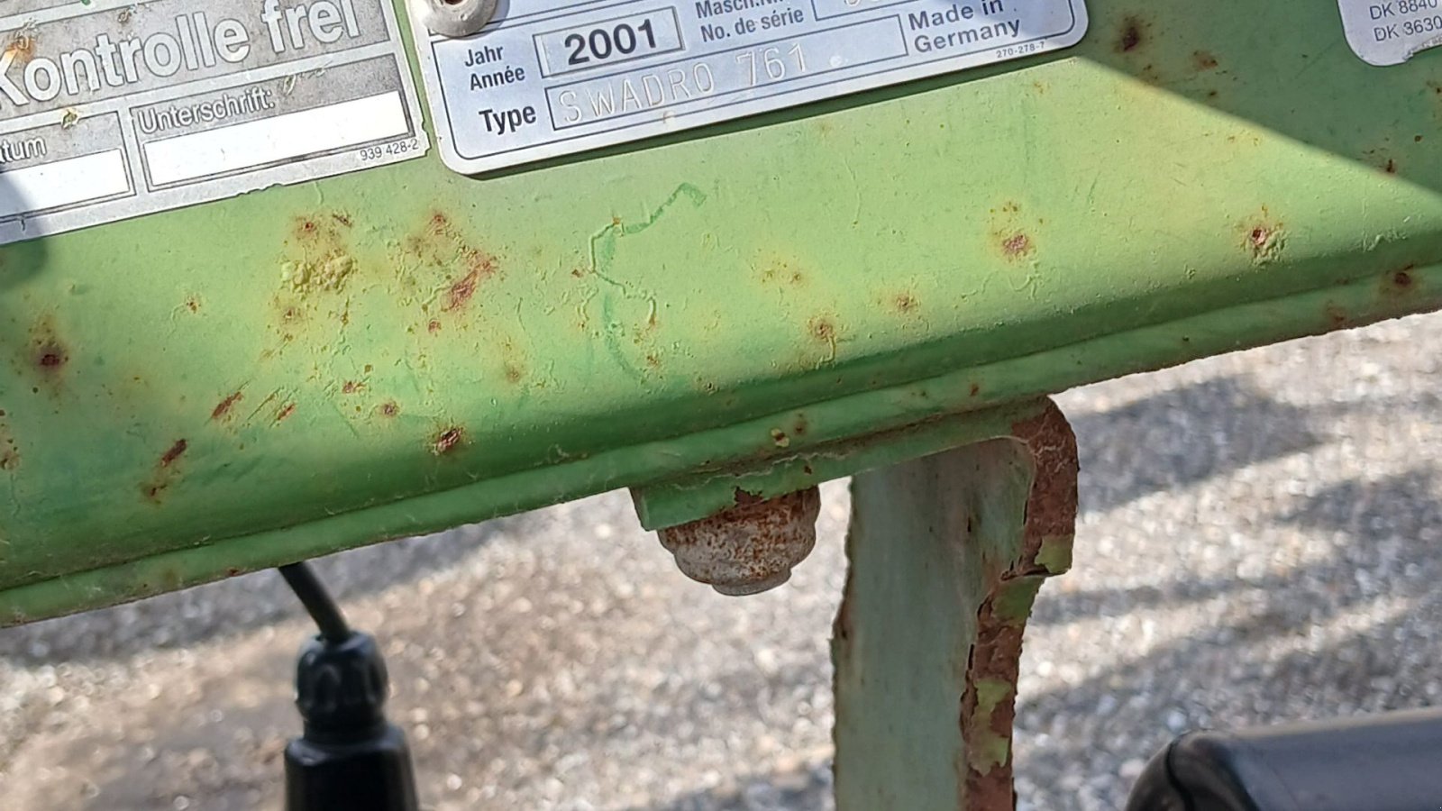 Schwader des Typs Krone Swadro 761 Swadro 761 Rive, Gebrauchtmaschine in Horsens (Bild 6)