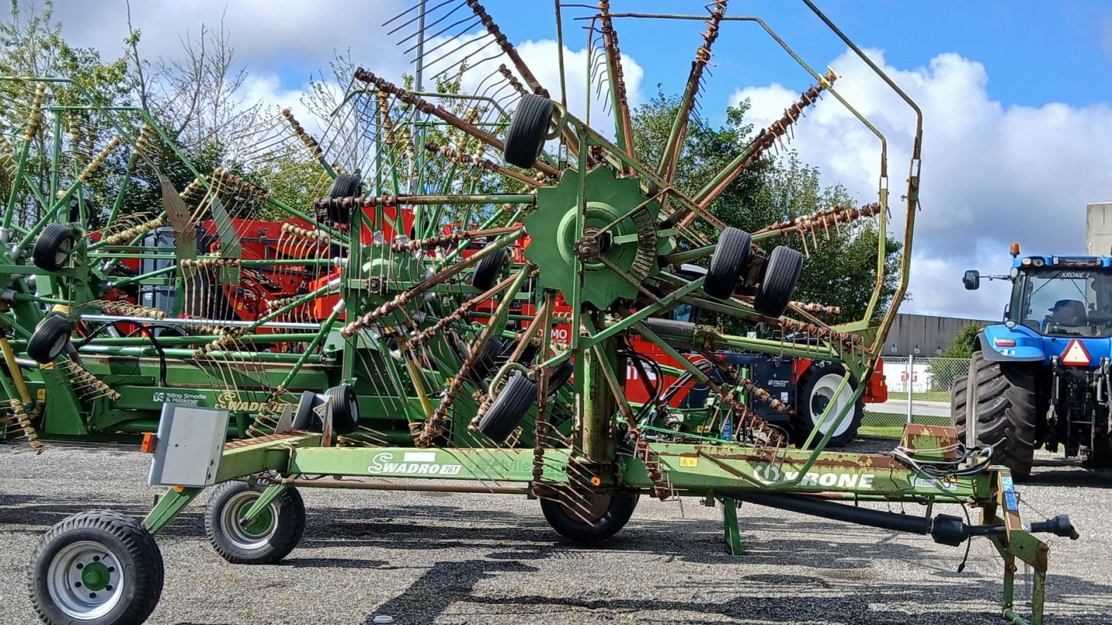 Schwader des Typs Krone Swadro 761 Swadro 761 Rive, Gebrauchtmaschine in Horsens (Bild 3)