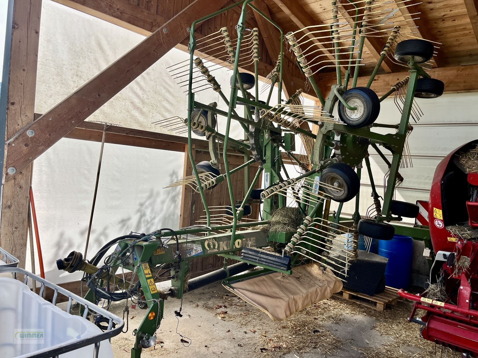 Schwader Türe ait Krone SWADRO 800/26 - gebrauchter Doppelschwader 7,6m, Gebrauchtmaschine içinde Kematen (resim 2)