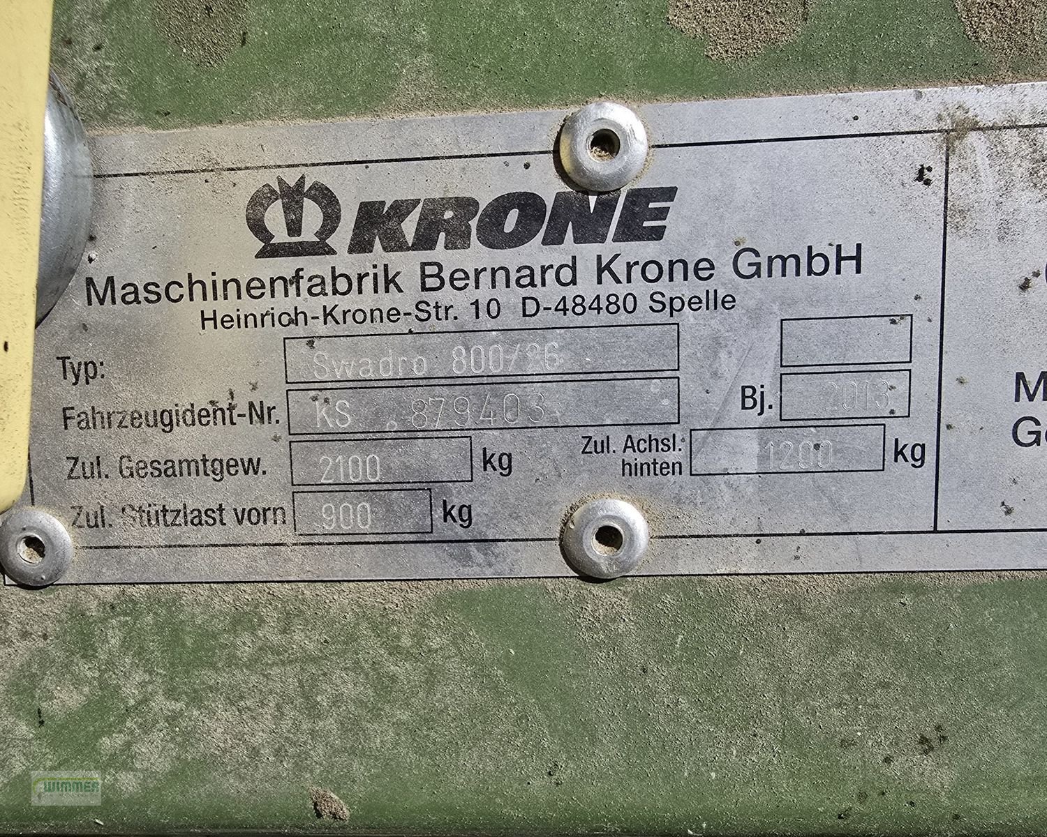 Schwader of the type Krone SWADRO 800/26 - gebrauchter Doppelschwader 7,6m, Gebrauchtmaschine in Kematen (Picture 9)