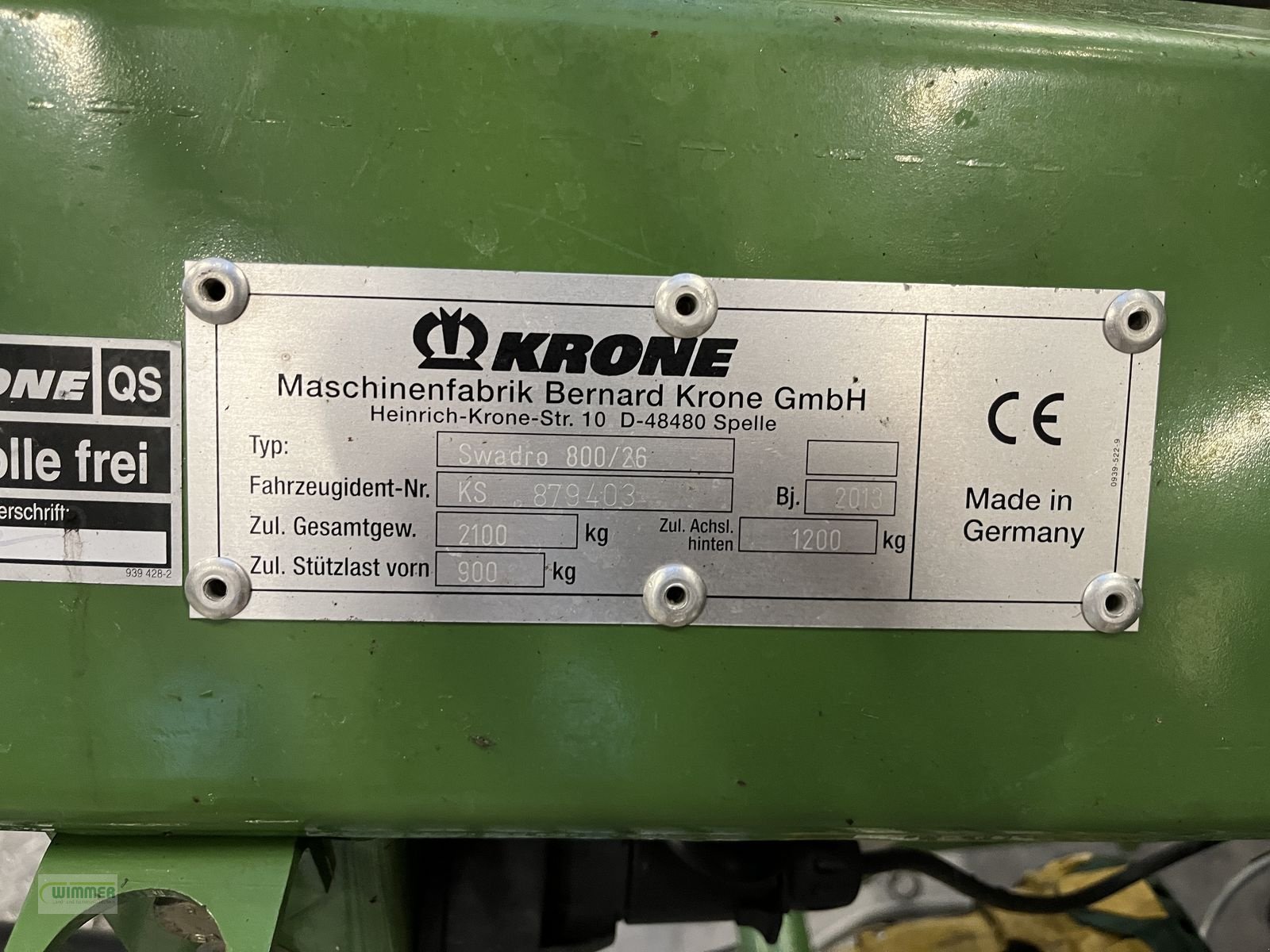 Schwader del tipo Krone SWADRO 800/26 - gebrauchter Doppelschwader 7,6m, Gebrauchtmaschine In Kematen (Immagine 12)