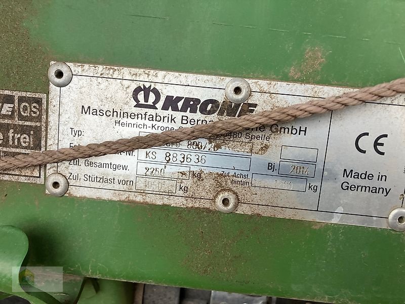 Schwader del tipo Krone Swadro 800/26, Gebrauchtmaschine en Salsitz (Imagen 11)