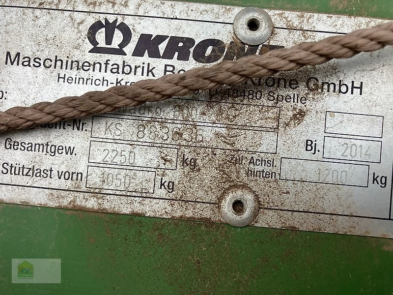 Schwader del tipo Krone Swadro 800/26, Gebrauchtmaschine en Salsitz (Imagen 10)