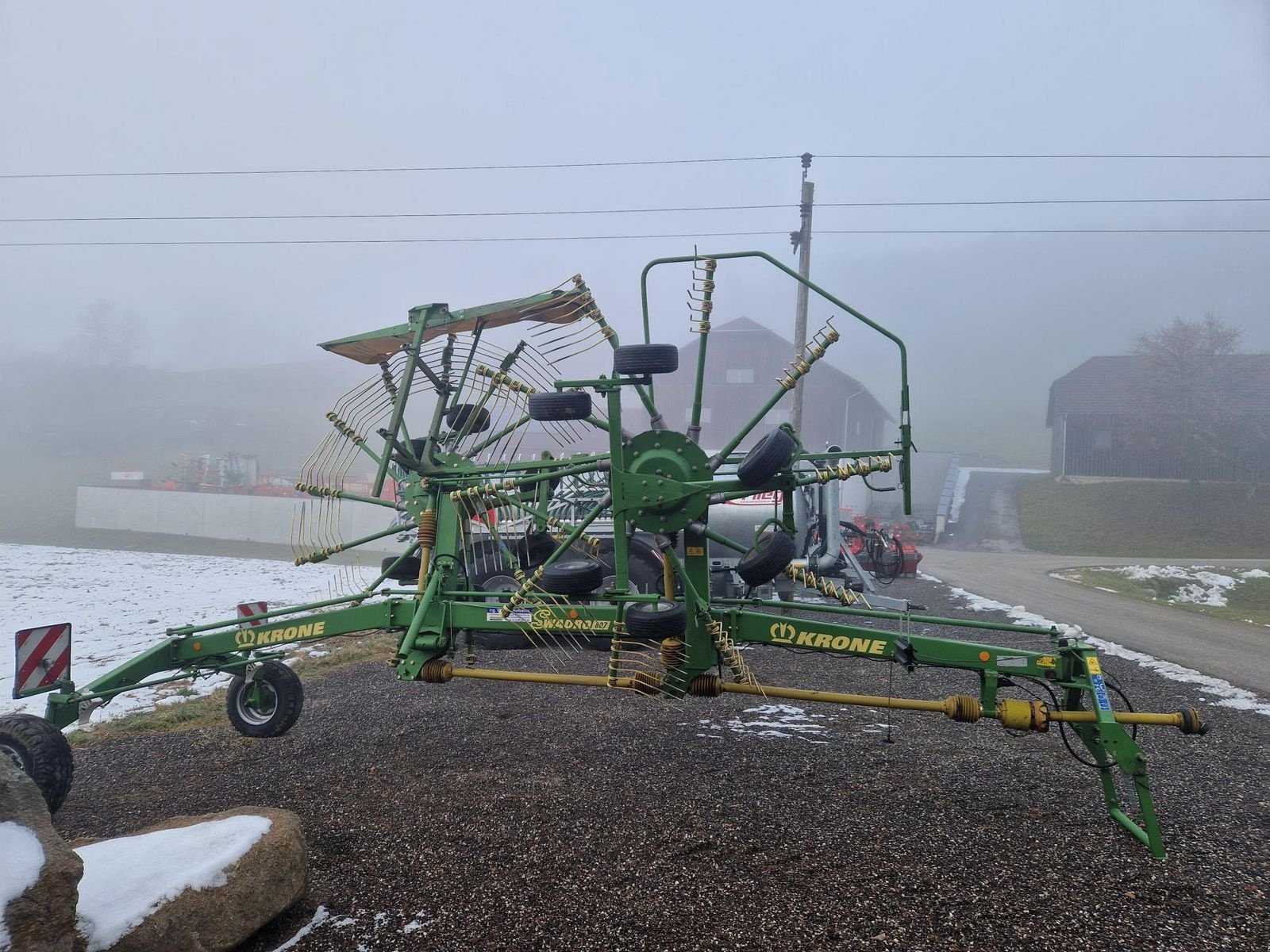 Schwader Türe ait Krone SWADRO 807, Gebrauchtmaschine içinde Grünbach (resim 3)