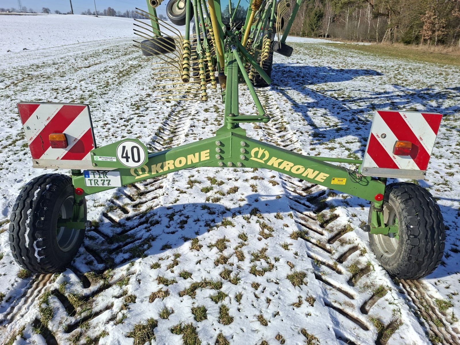 Schwader van het type Krone Swadro 809, Gebrauchtmaschine in Falkenberg (Foto 8)