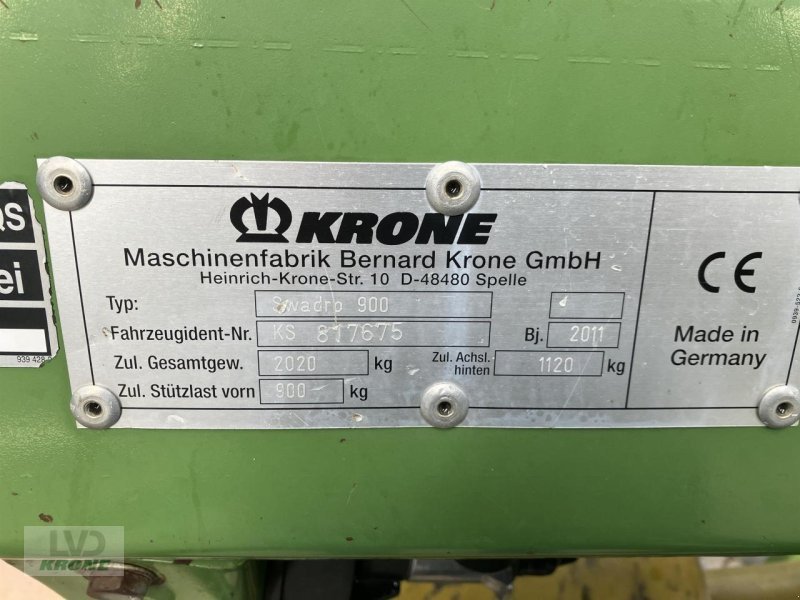 Schwader of the type Krone SWADRO 900, Gebrauchtmaschine in Spelle (Picture 15)