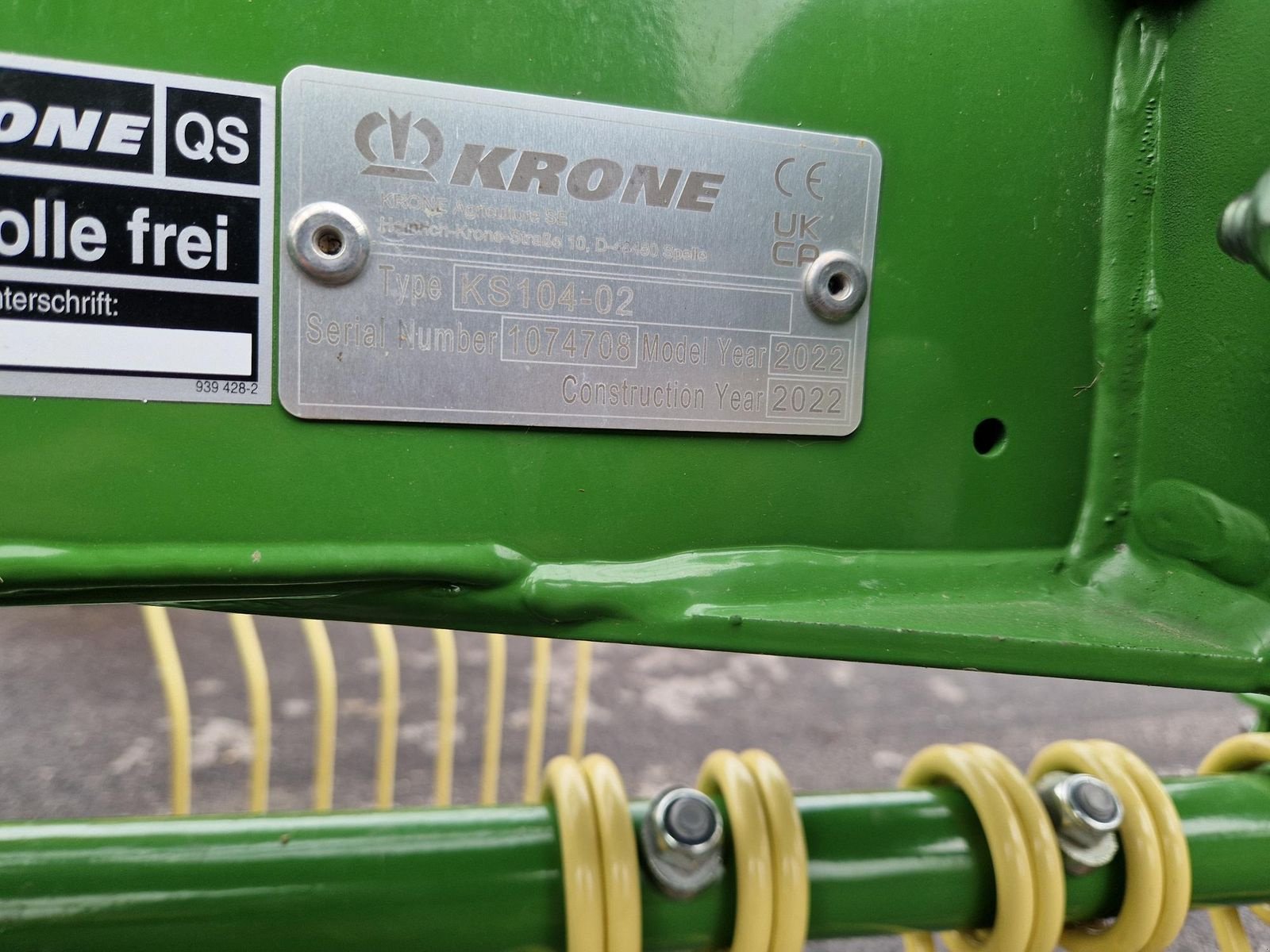 Schwader of the type Krone SWADRO S 380, Gebrauchtmaschine in Grünbach (Picture 6)