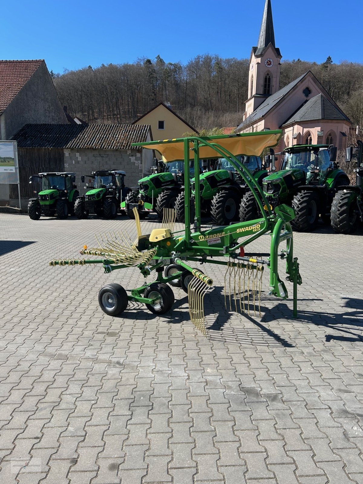 Schwader του τύπου Krone Swadro S380, Neumaschine σε Treuchtlingen (Φωτογραφία 2)