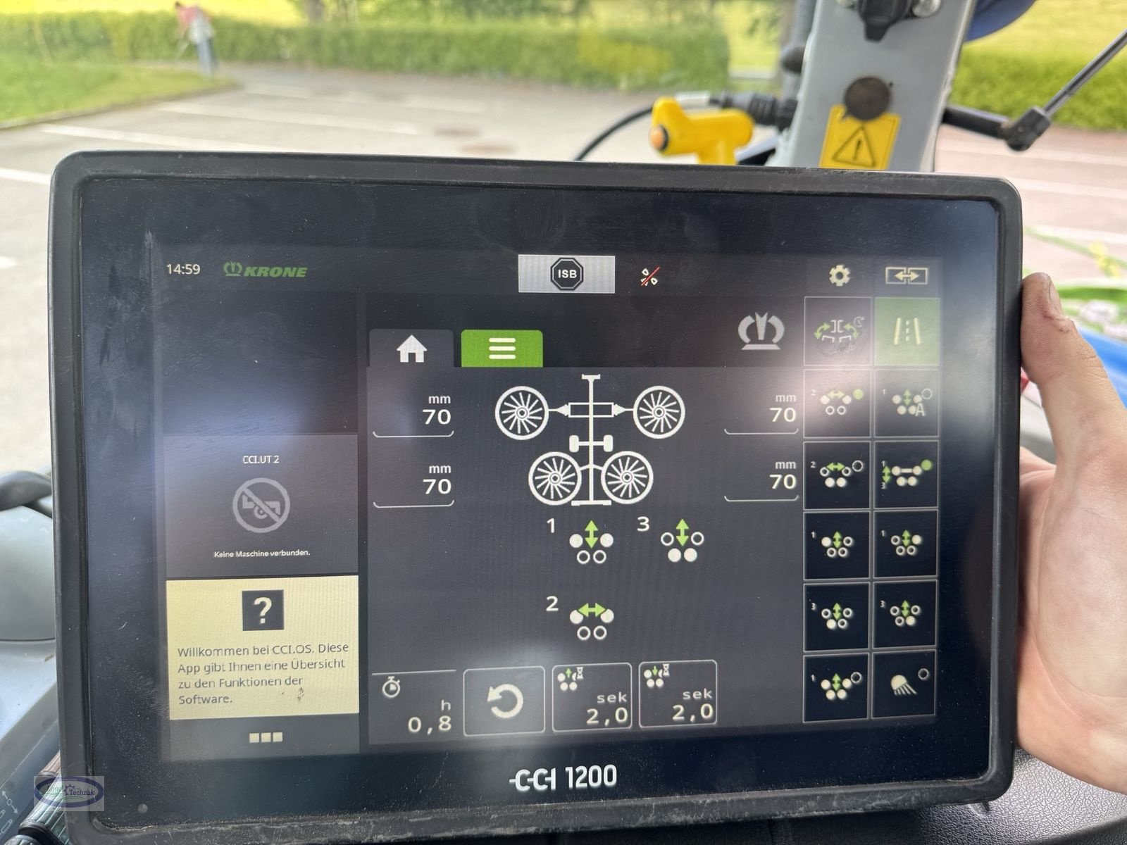 Schwader του τύπου Krone Swadro TC 1250, Vorführmaschine σε Münzkirchen (Φωτογραφία 14)