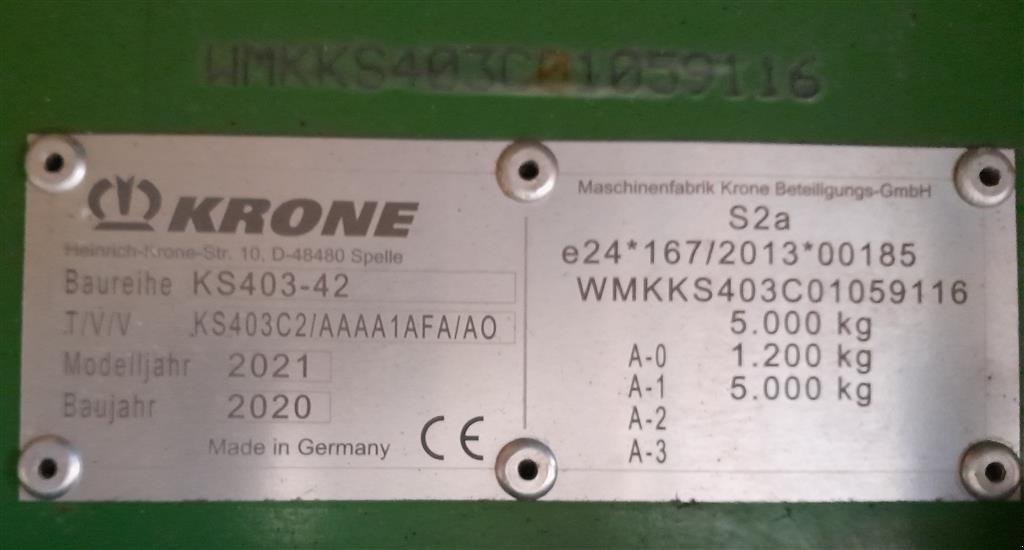 Schwader типа Krone Swadro TC 1370 demo, Gebrauchtmaschine в Horsens (Фотография 10)