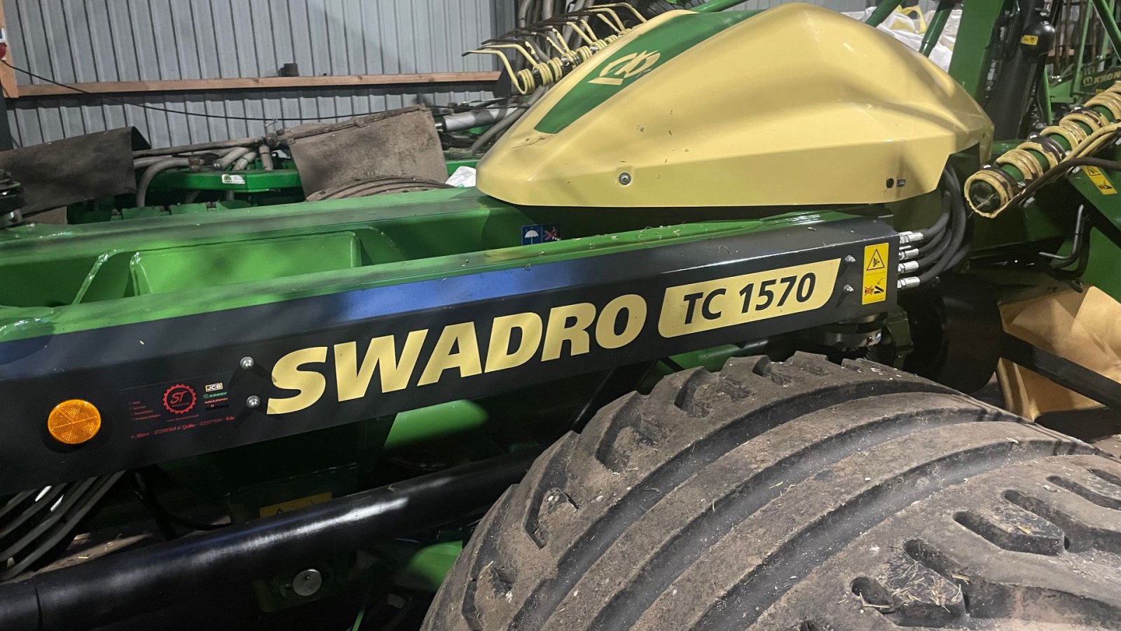 Schwader от тип Krone Swadro TC 1570 Swadro TC1570, Gebrauchtmaschine в Ribe (Снимка 3)