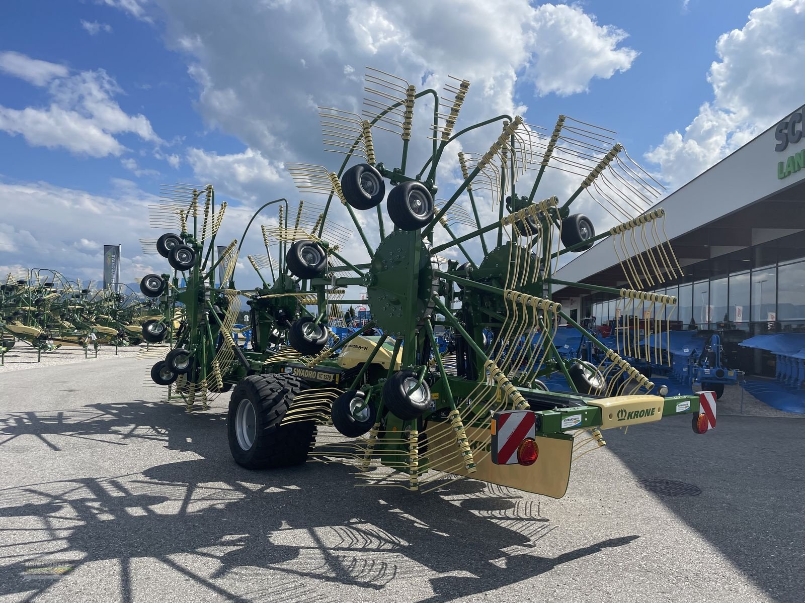 Schwader Türe ait Krone Swadro TC 1570, Vorführmaschine içinde Gampern (resim 8)