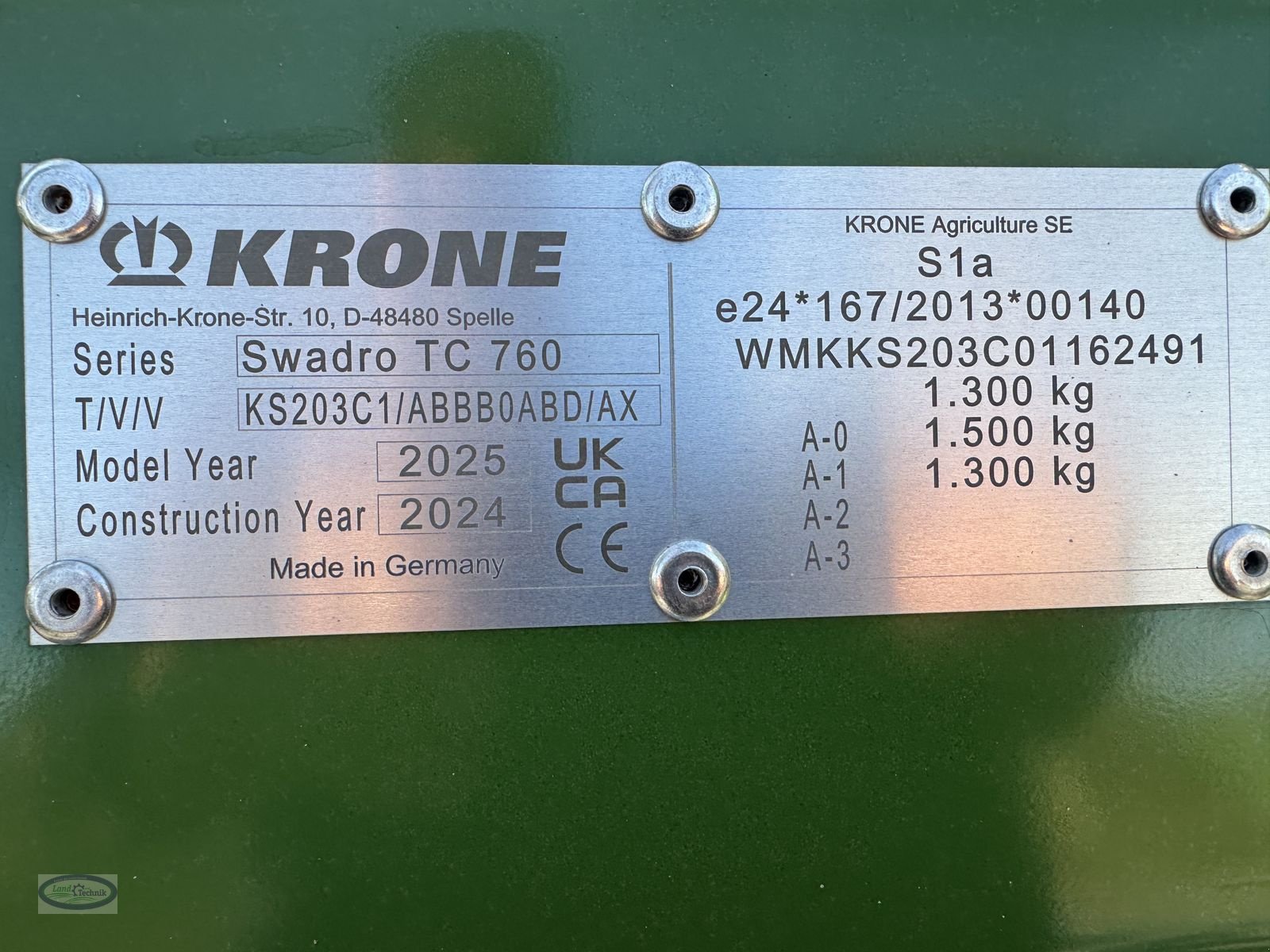 Schwader typu Krone Swadro TC 760 Plus, Neumaschine v Münzkirchen (Obrázek 11)
