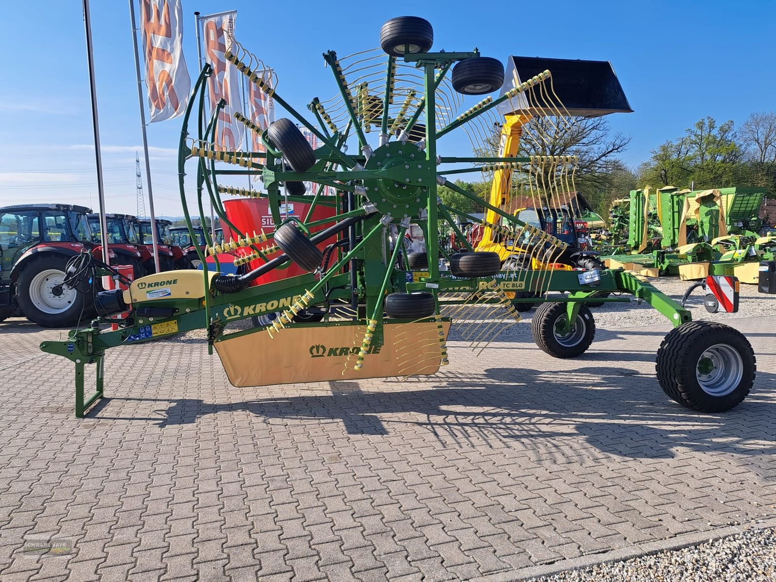 Schwader del tipo Krone Swadro TC 880 Comfort, Neumaschine In Gampern (Immagine 5)