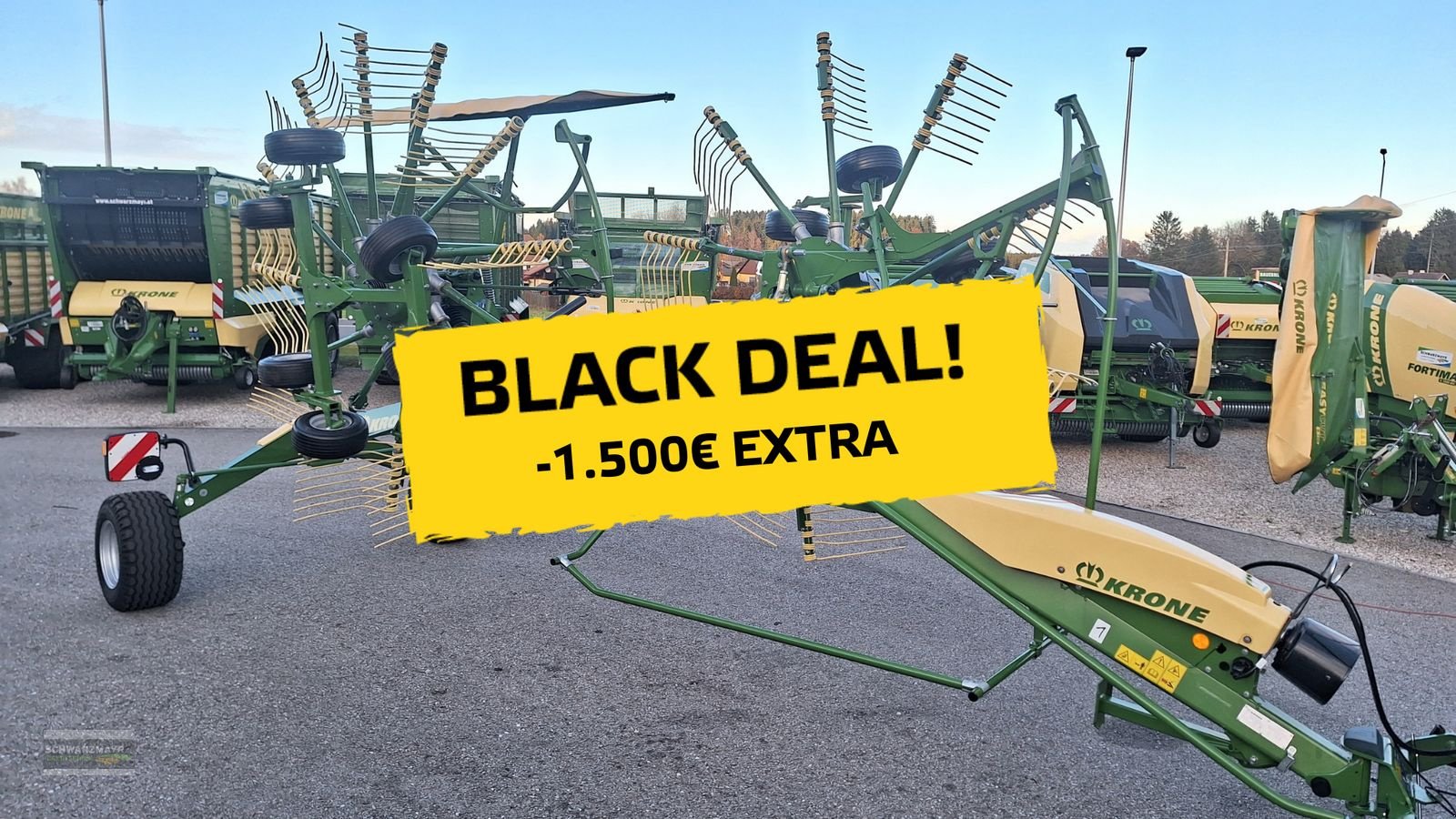 Schwader Türe ait Krone Swadro TS 620 Klappzinken, Neumaschine içinde Gampern (resim 2)