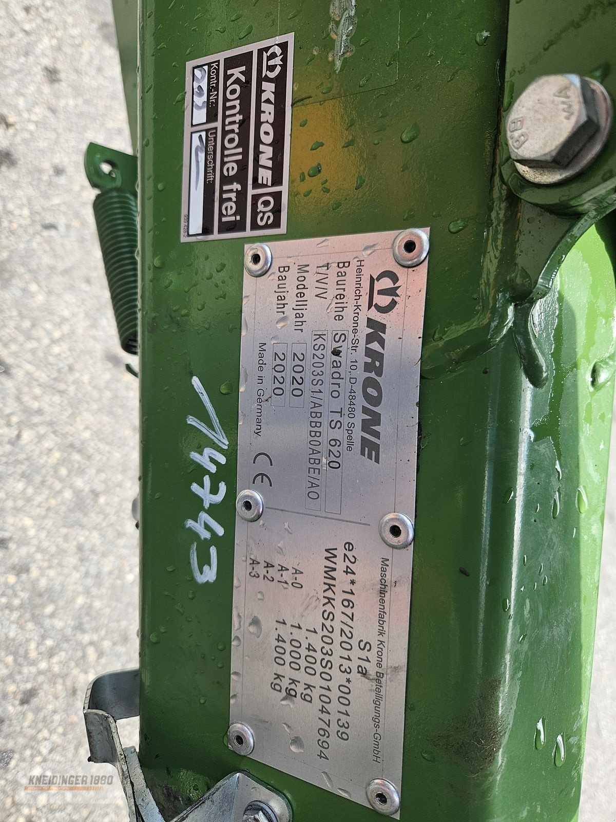 Schwader типа Krone Swadro TS 620, Gebrauchtmaschine в Altenfelden (Фотография 3)