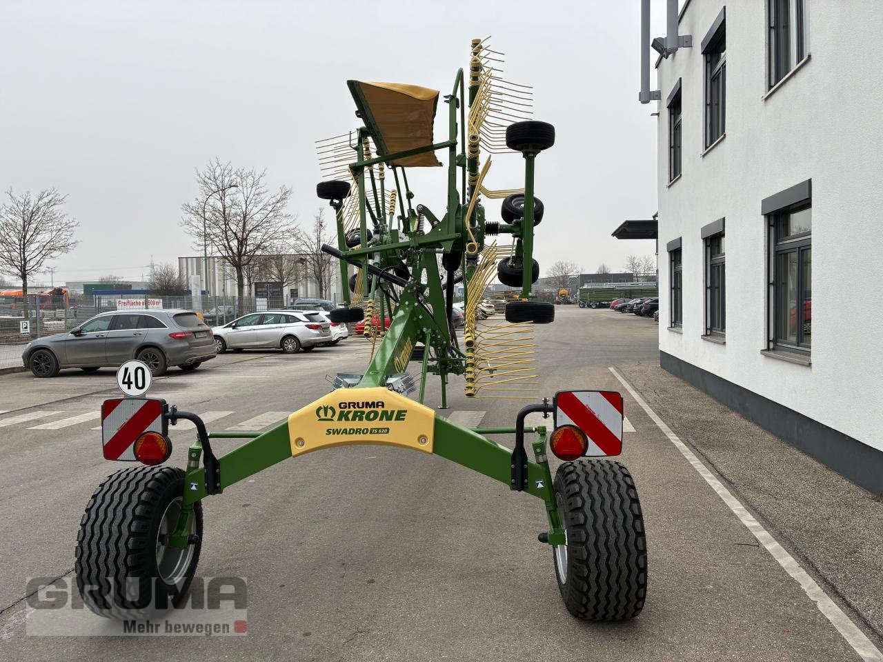 Schwader Türe ait Krone SWADRO TS 620, Neumaschine içinde Friedberg-Derching (resim 5)