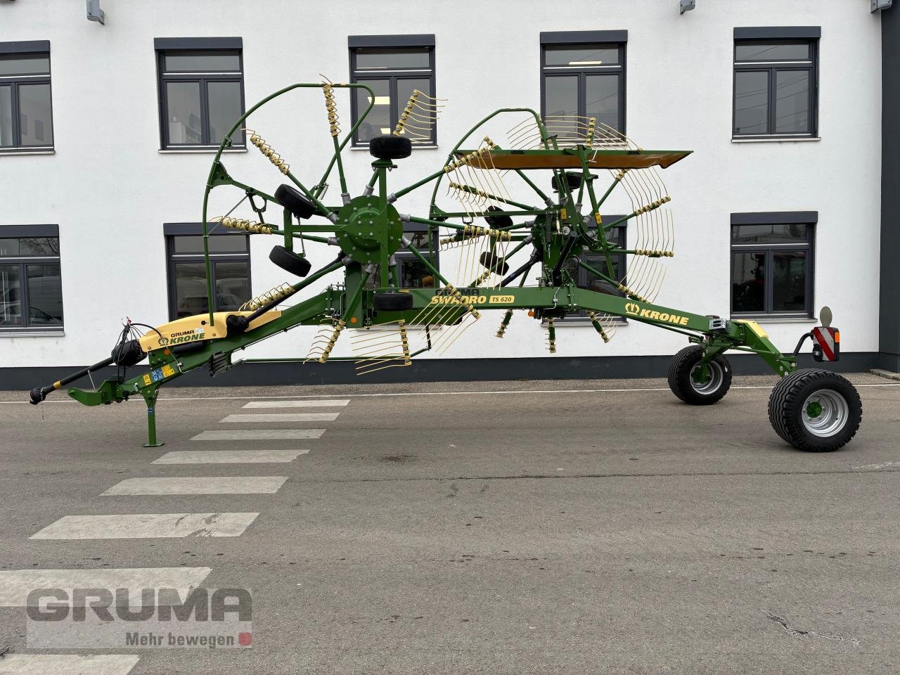 Schwader Türe ait Krone SWADRO TS 620, Neumaschine içinde Friedberg-Derching (resim 8)