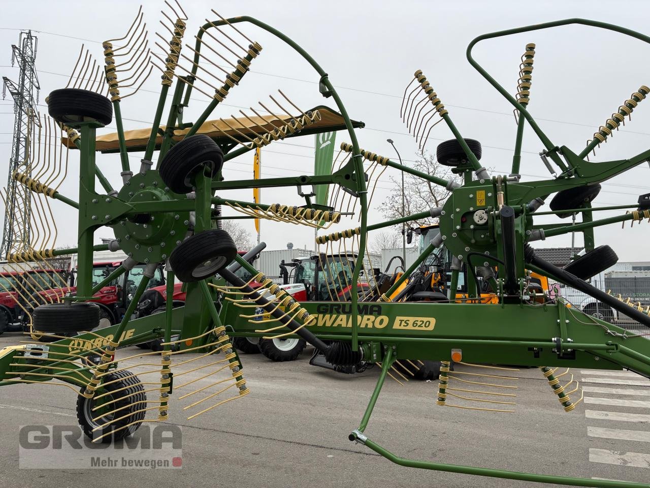 Schwader Türe ait Krone SWADRO TS 620, Neumaschine içinde Friedberg-Derching (resim 12)