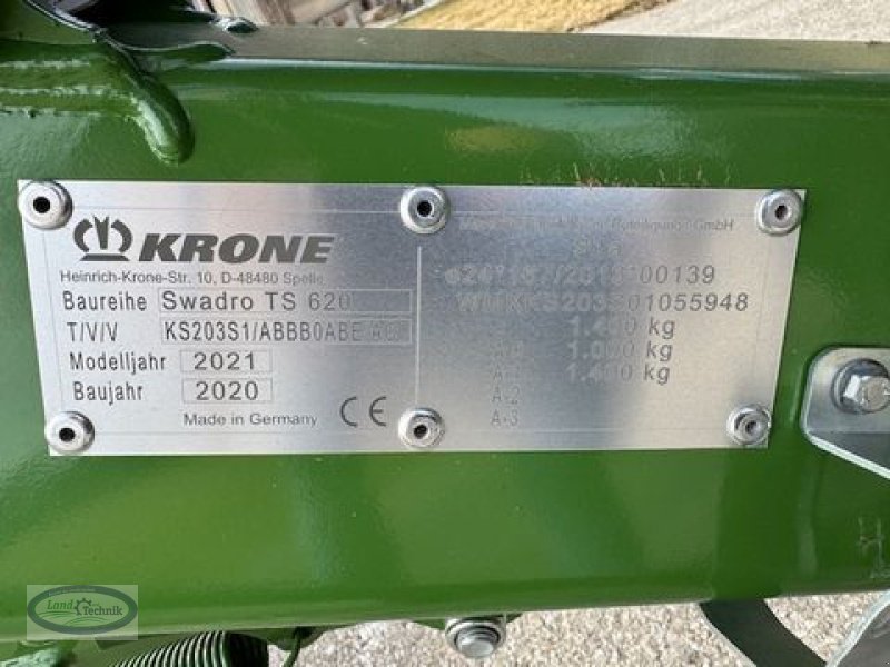 Schwader του τύπου Krone Swadro TS 620, Gebrauchtmaschine σε Münzkirchen (Φωτογραφία 11)