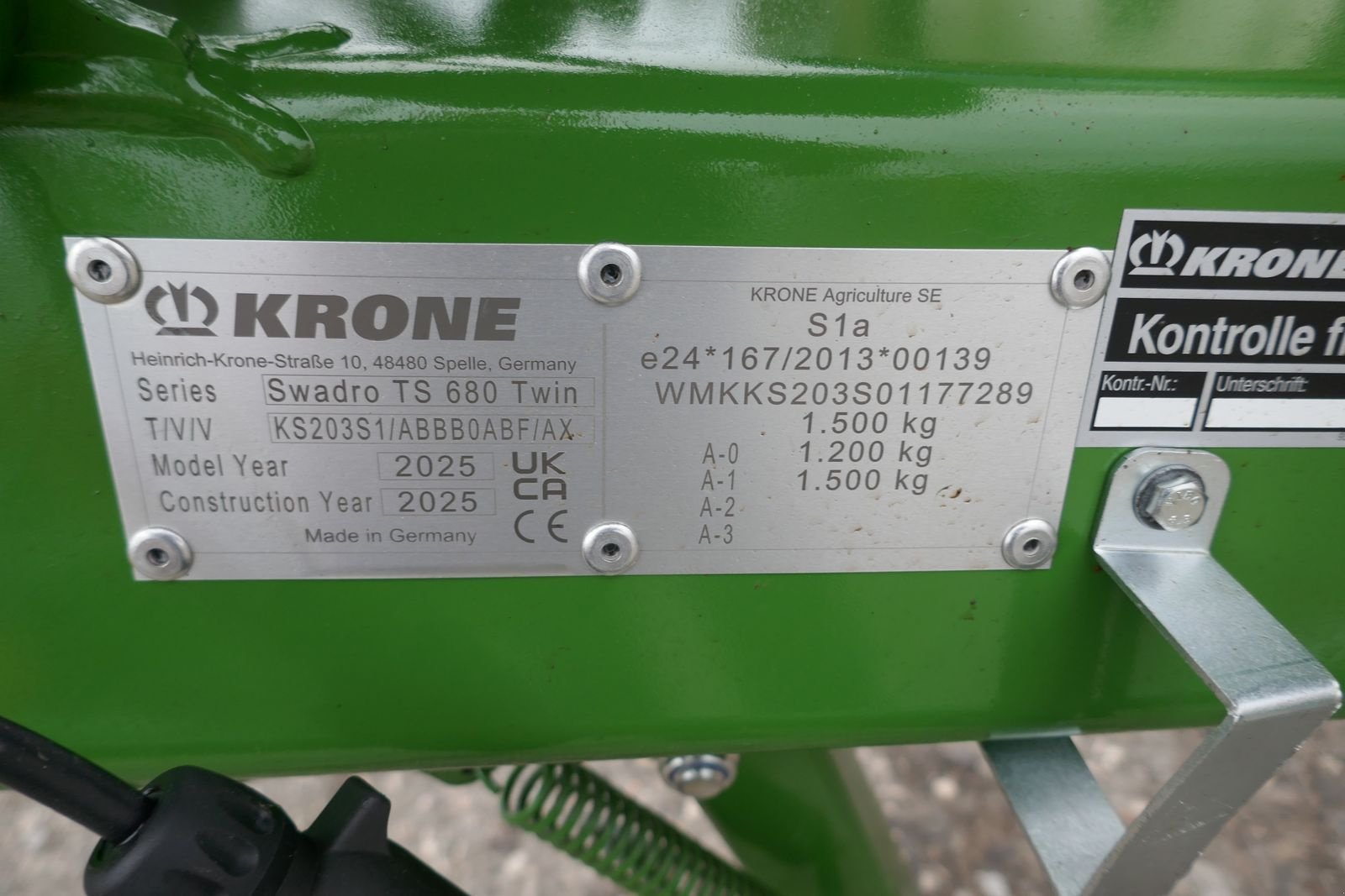 Schwader tip Krone Swadro TS 680 Twin, Gebrauchtmaschine in Villach (Poză 9)