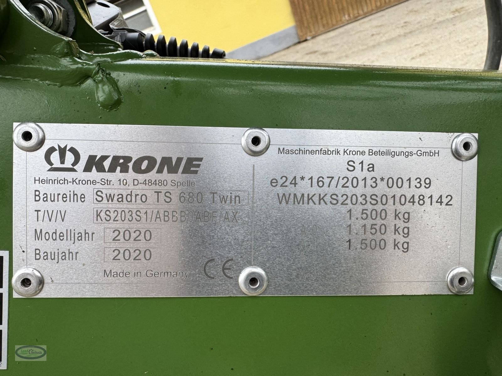 Schwader tipa Krone Swadro TS 680 twin, Gebrauchtmaschine u Münzkirchen (Slika 12)