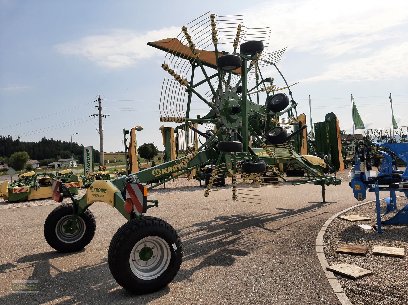 Schwader Türe ait Krone Swadro TS 680, Neumaschine içinde Aurolzmünster (resim 3)
