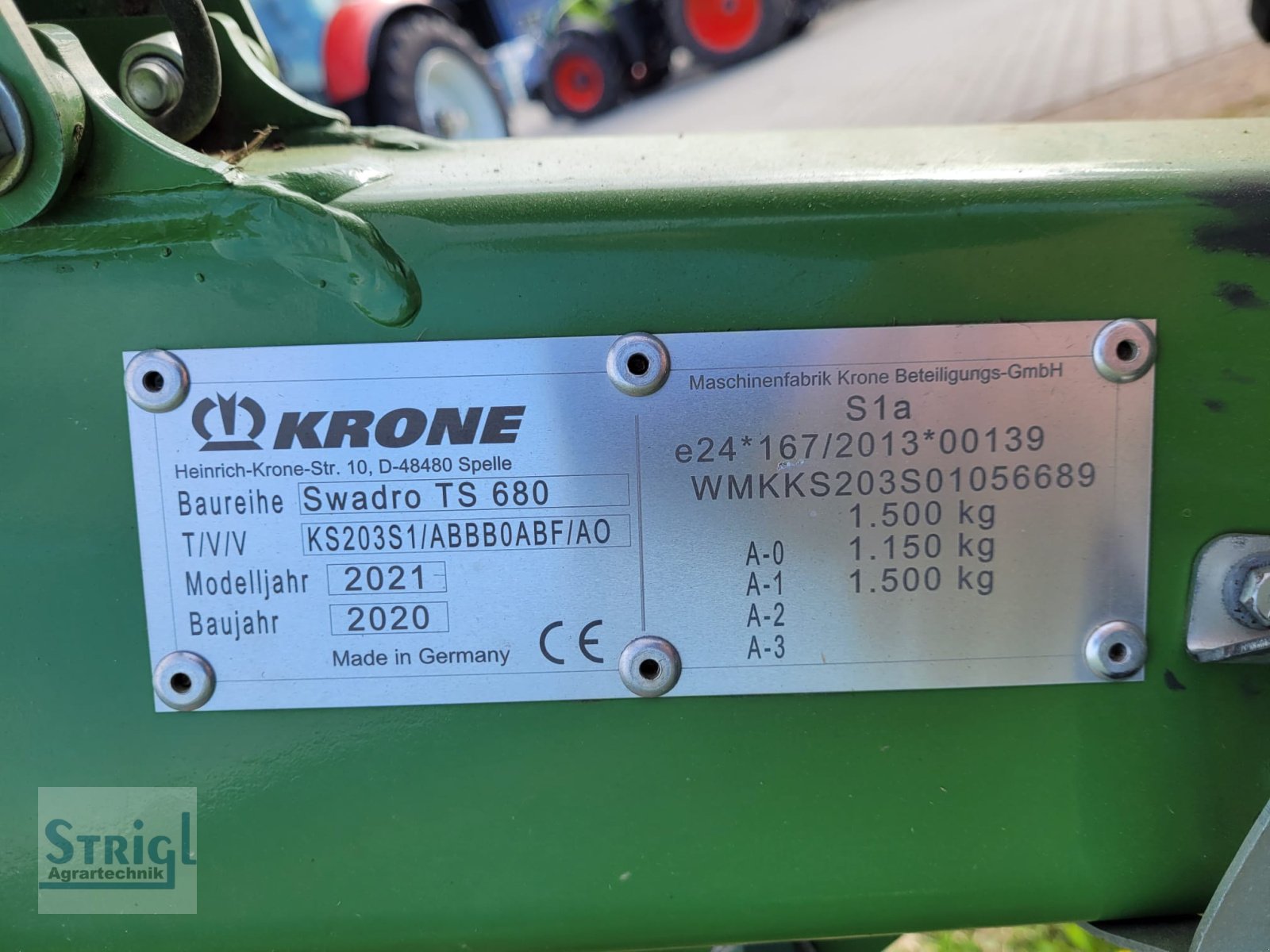 Schwader a típus Krone Swadro TS 680, Gebrauchtmaschine ekkor: Moosbach (Kép 15)