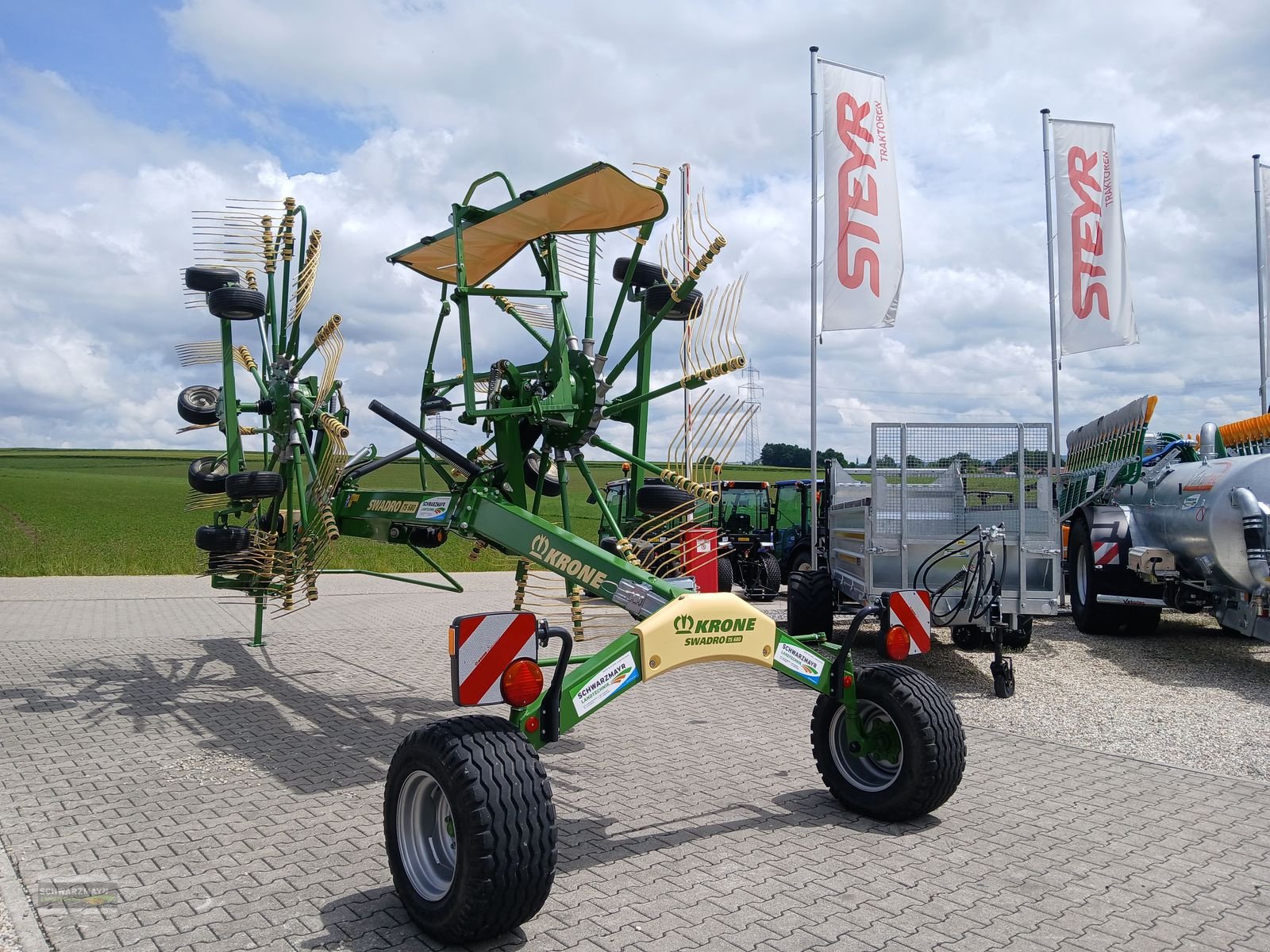 Schwader Türe ait Krone Swadro TS 680, Gebrauchtmaschine içinde Gampern (resim 3)