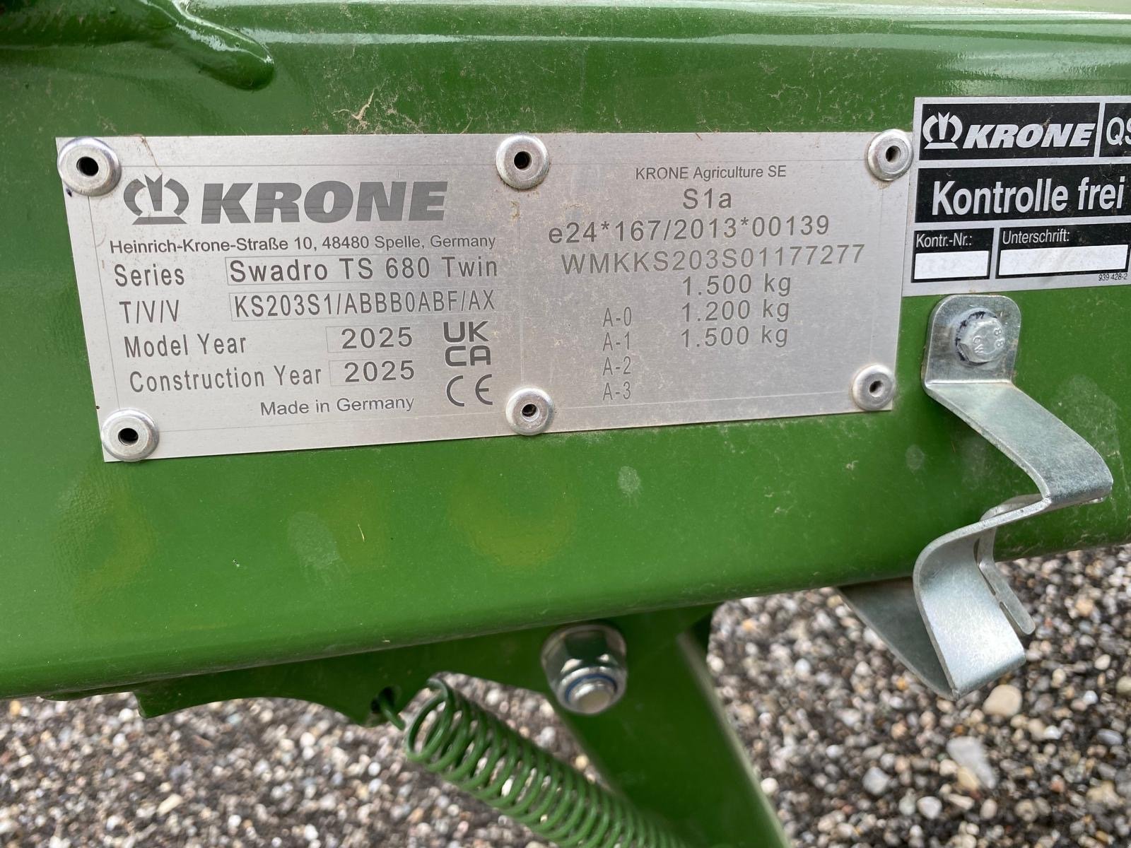 Schwader του τύπου Krone Swadro TS 680, Neumaschine σε Griesstätt (Φωτογραφία 6)