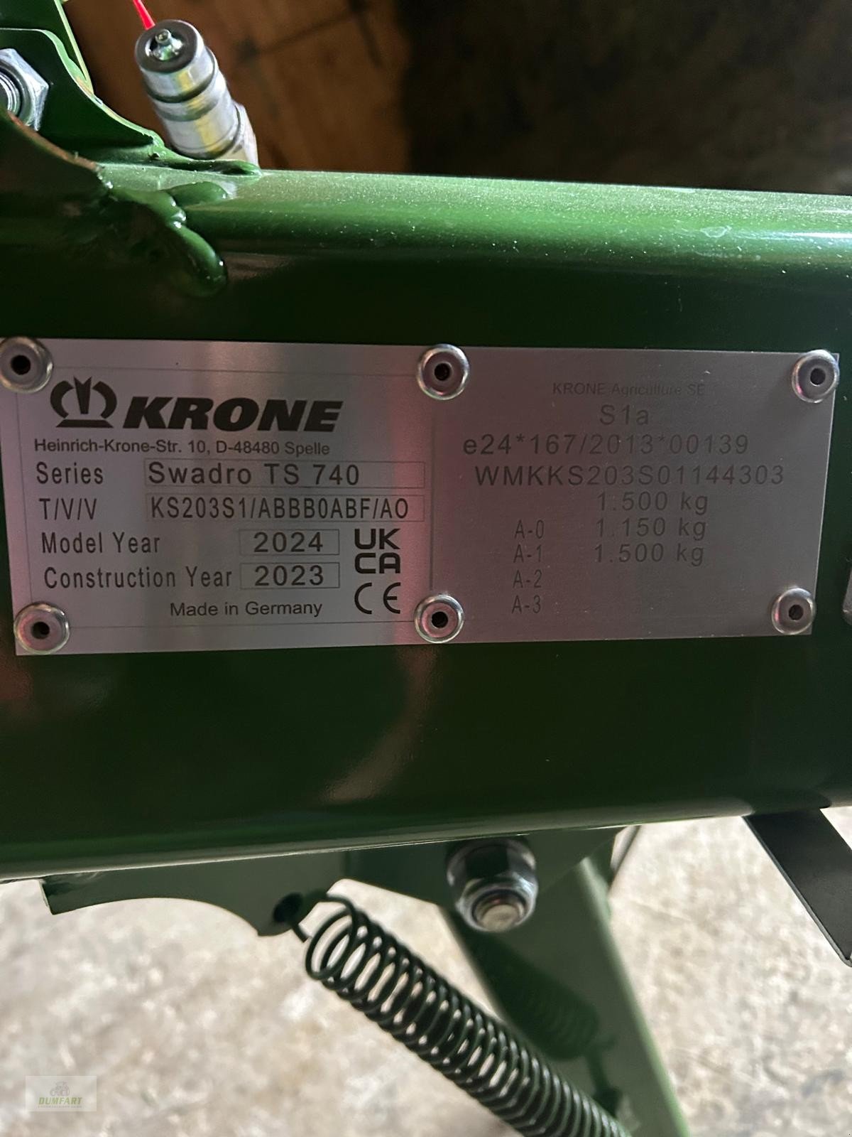 Schwader za tip Krone Swadro TS 740, Gebrauchtmaschine u Bad Leonfelden (Slika 8)
