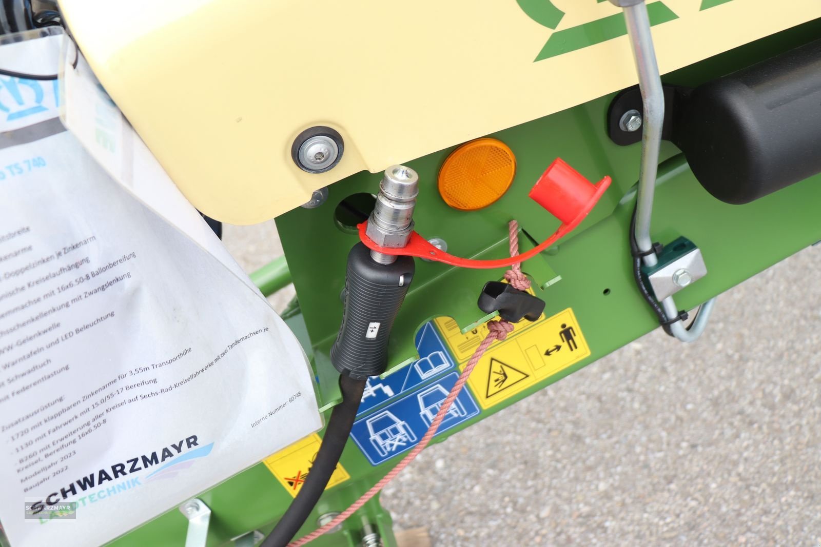 Schwader του τύπου Krone Swadro TS 740, Neumaschine σε Gampern (Φωτογραφία 13)