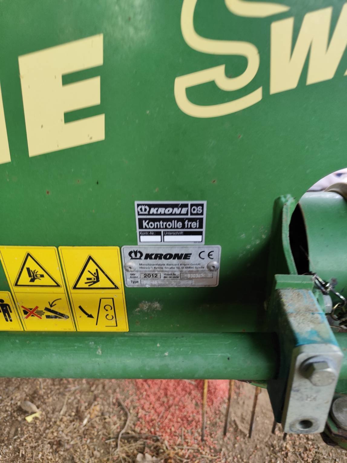 Schwader typu Krone Swadro450, Gebrauchtmaschine v Le Horps (Obrázek 2)