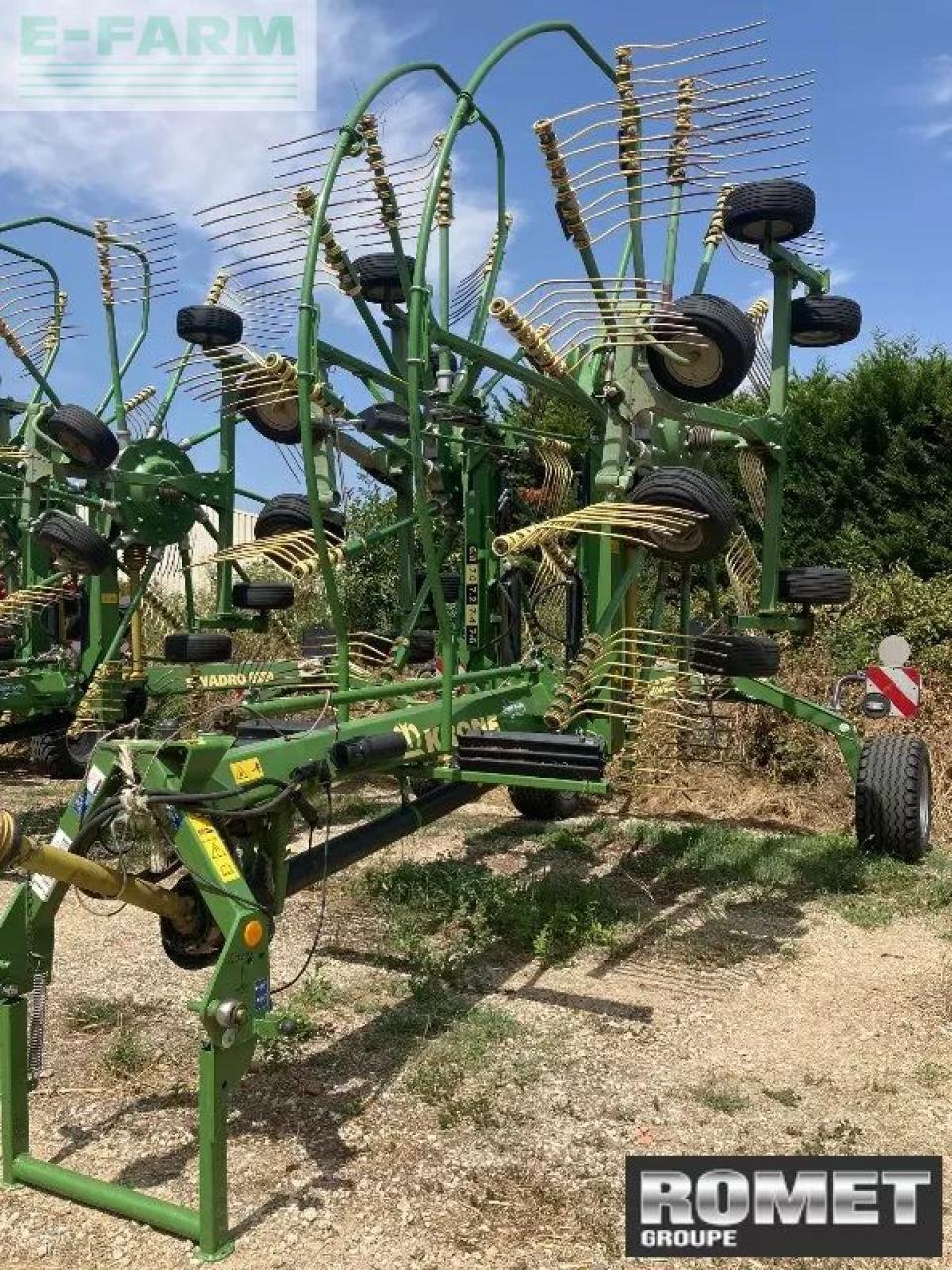 Schwader des Typs Krone swtc 760, Gebrauchtmaschine in GENNES-SUR-GLAIZE (Bild 1)