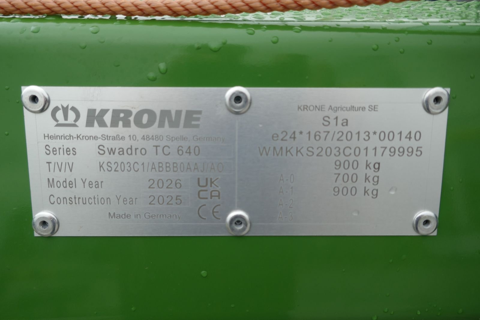 Schwader des Typs Krone TC 640 Alpin, Gebrauchtmaschine in Villach (Bild 15)