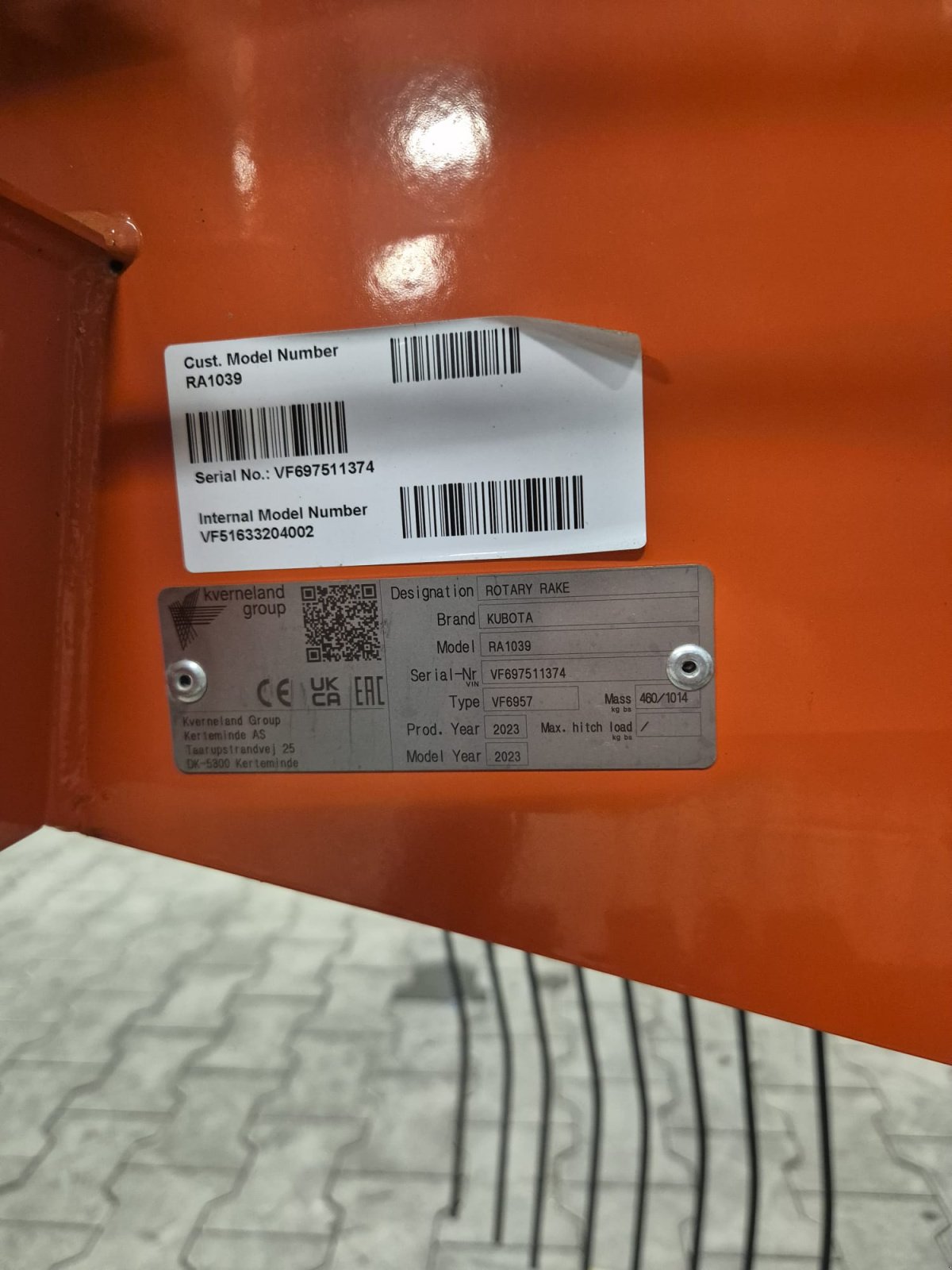 Schwader a típus Kubota RA 1039, Neumaschine ekkor: Ingolstadt (Kép 3)