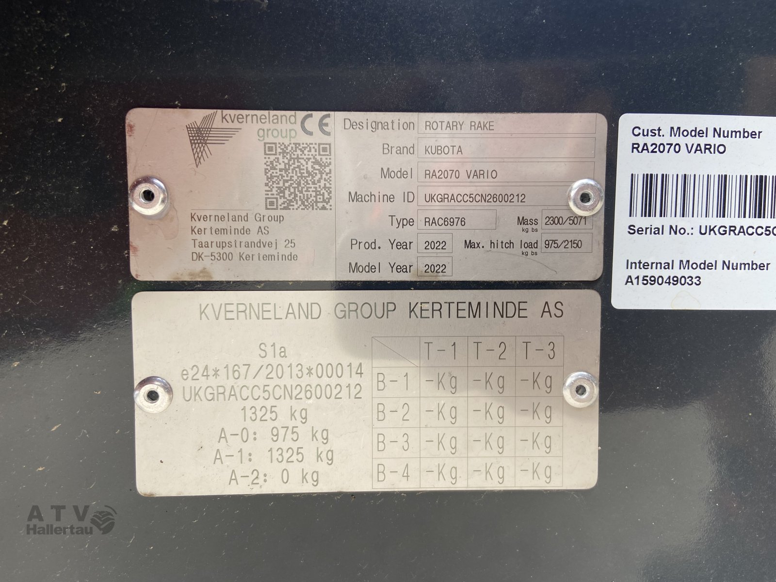 Schwader des Typs Kubota RA2070 Vario, Neumaschine in Schweitenkirchen (Bild 14)