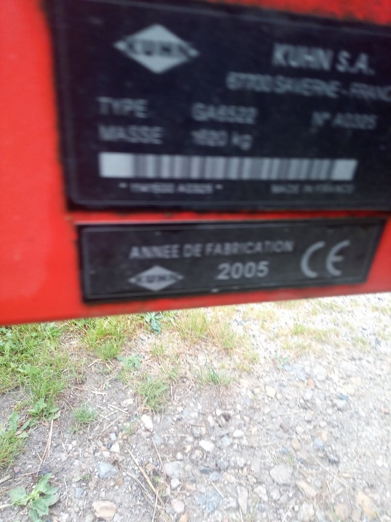 Schwader του τύπου Kuhn 6522, Gebrauchtmaschine σε Calmont (Φωτογραφία 11)