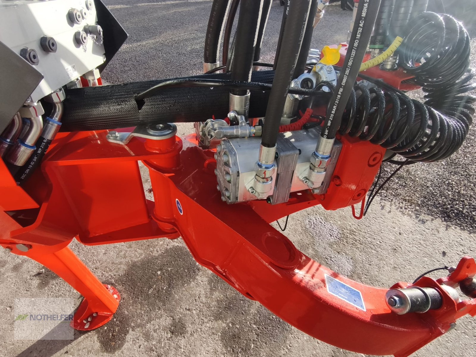 Schwader des Typs Kuhn GA 13031, Neumaschine in Pforzen (Bild 26)