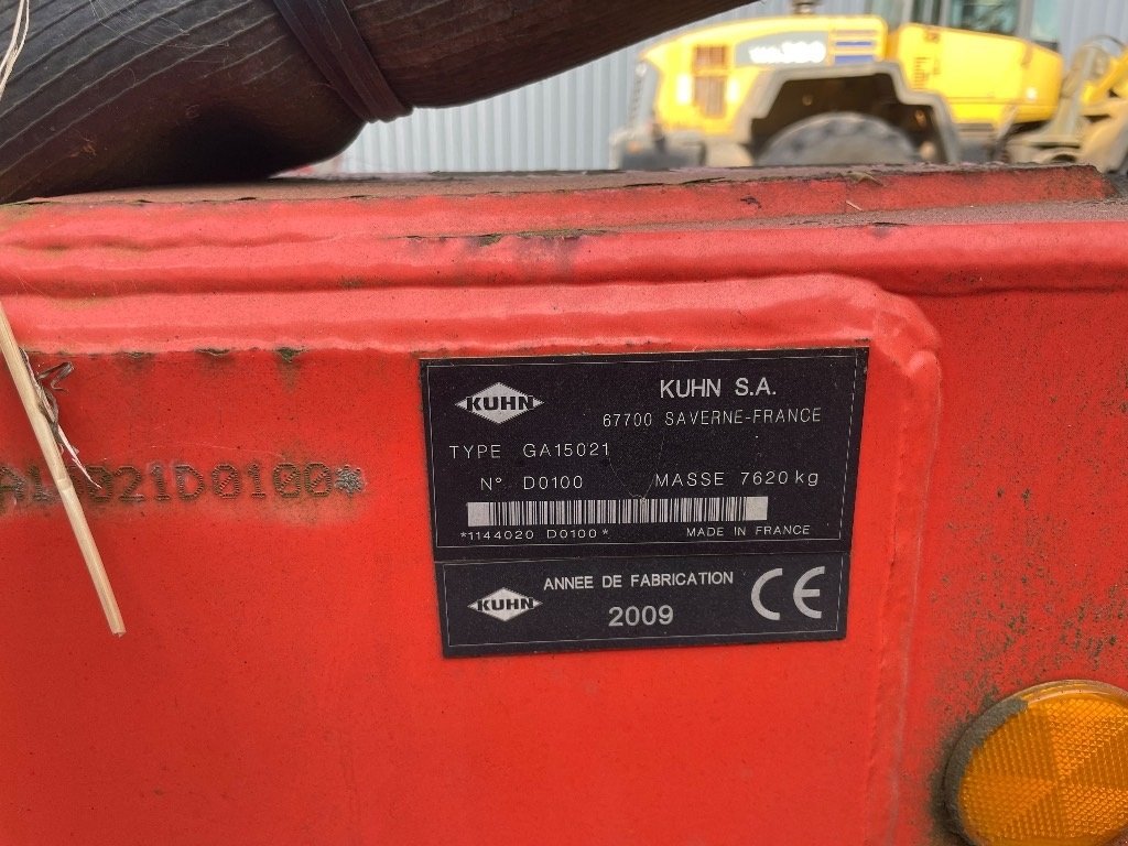 Schwader typu Kuhn GA 15021, Gebrauchtmaschine v Ribe (Obrázek 4)