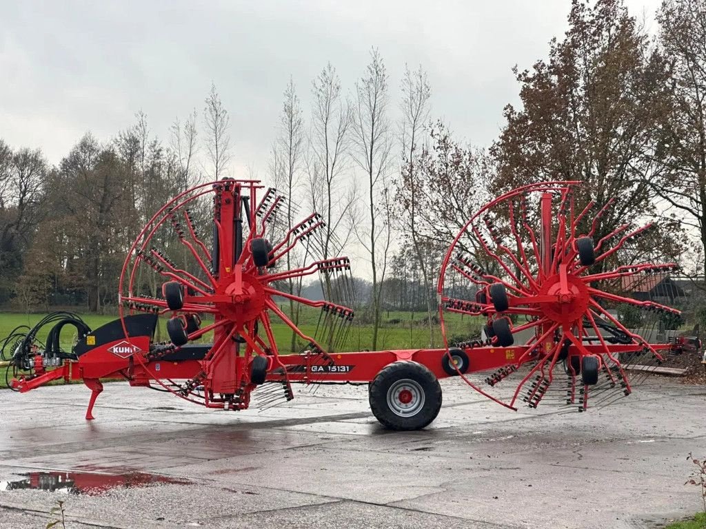 Schwader van het type Kuhn GA 15131 Zwadhark 4 rotorhark 15 meter!!, Gebrauchtmaschine in Ruinerwold (Foto 11)