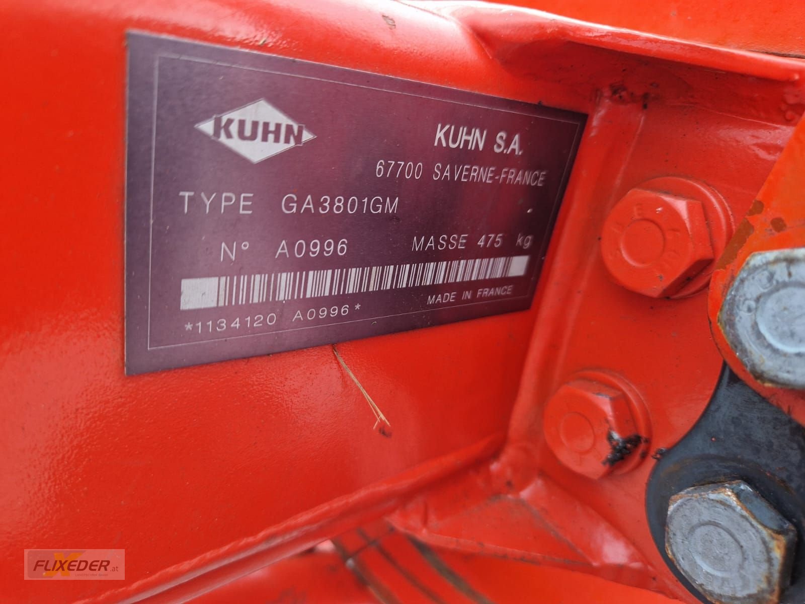 Schwader za tip Kuhn GA 3801 GM, Gebrauchtmaschine u Pattigham (Slika 4)