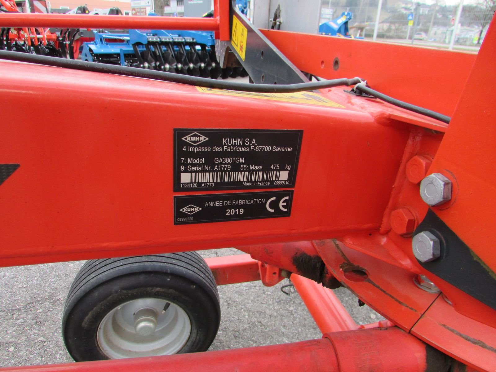 Schwader of the type Kuhn GA 3801, Gebrauchtmaschine in Saxen (Picture 10)