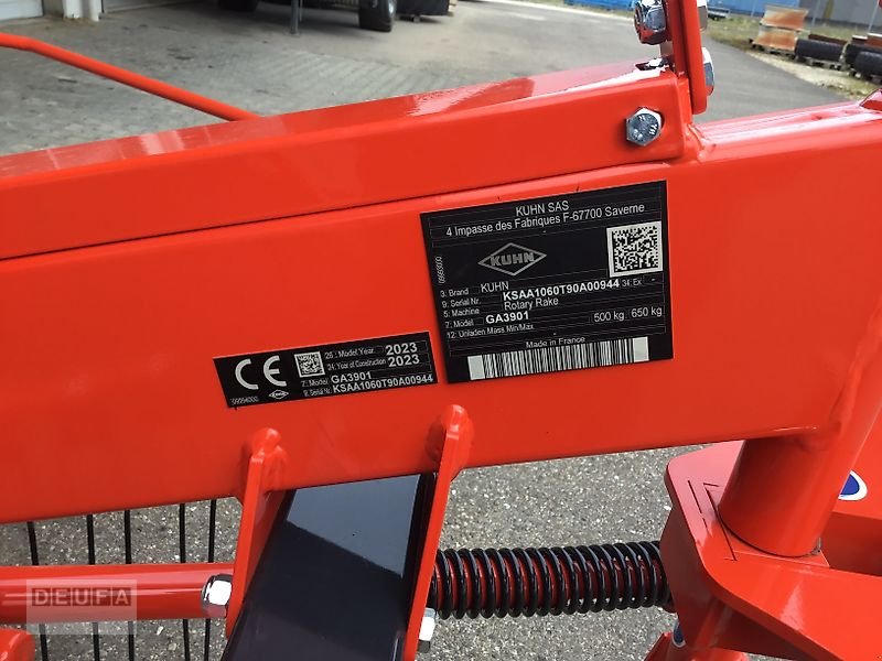 Schwader Türe ait Kuhn GA 3901, Neumaschine içinde Erbach (resim 5)